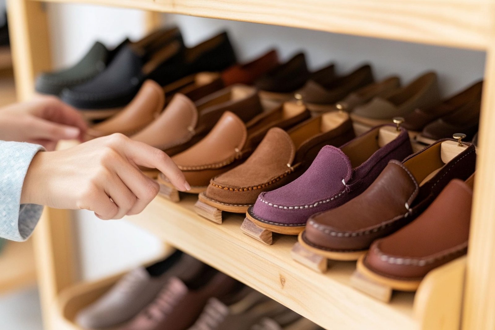 vecteezy-a-person-is-choosing-shoes-from-a-shelf-60534715